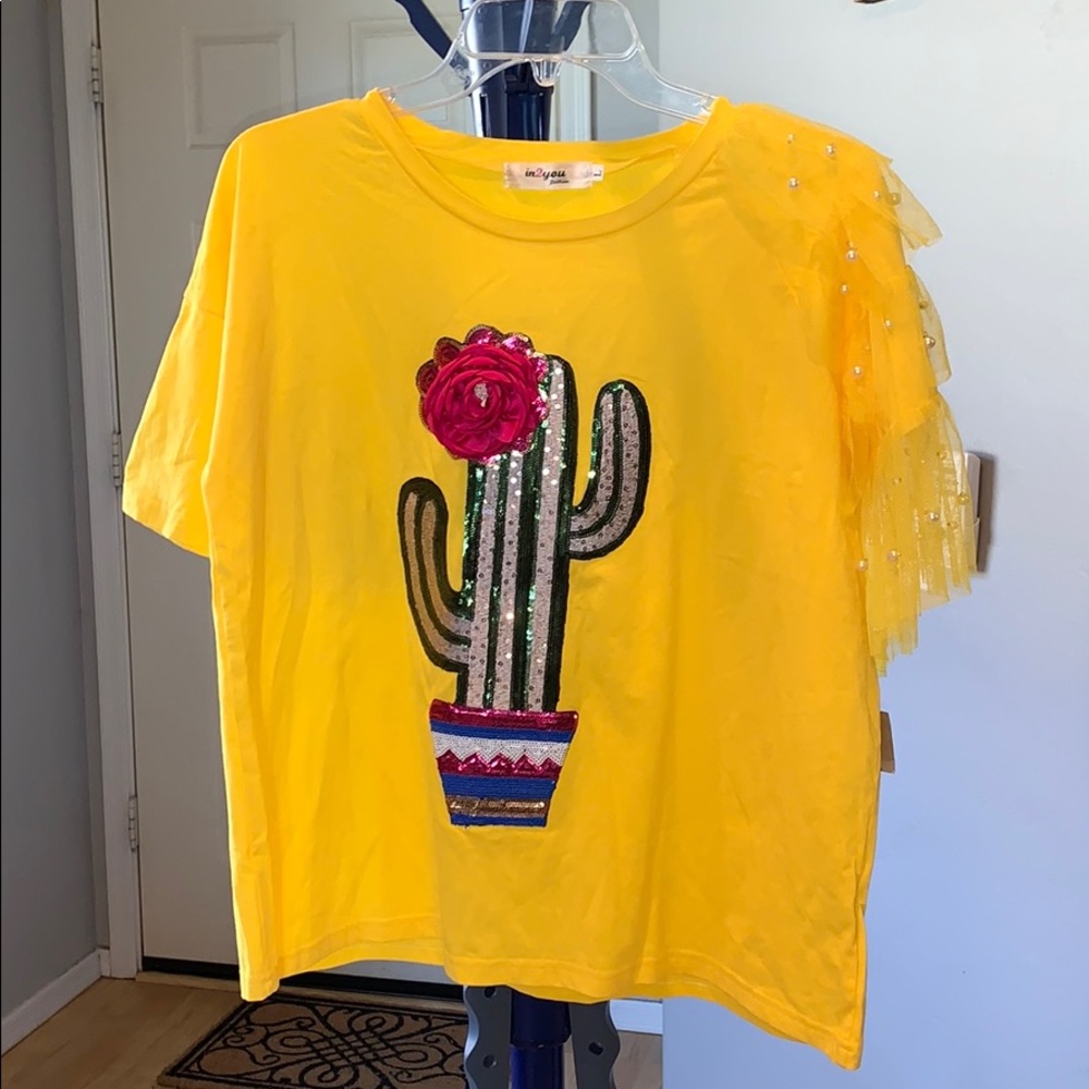 Women’s shirt saguaro sequence L